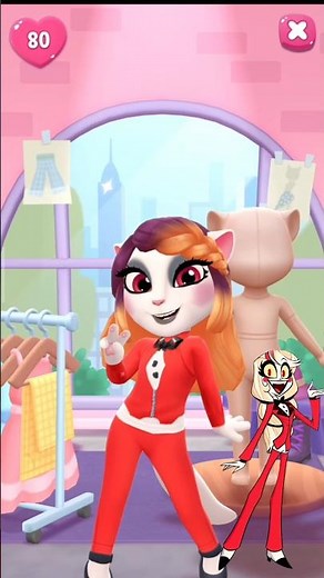 Angela Transformed into CHARLIE MORNINGSTAR! ❤️👑 (HAZBIN HOTEL TRANSFORMATION!)