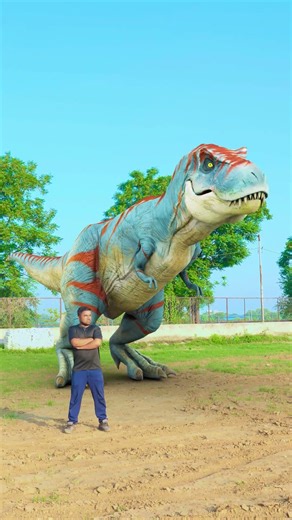 T-Rex Dinosaur tries to catch Monkey | fan Made vfx Scene #dinosaur #dinosaurs #jurassicworld