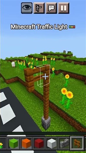 Minecraft Traffic Light 🚥 || #minecraft