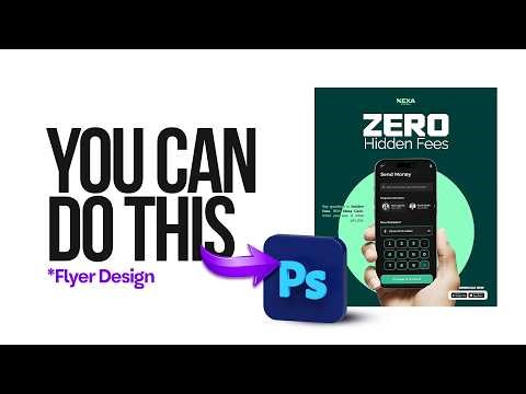 Fintech Flyer Design Tutorial | Its not that hard | Speed Art