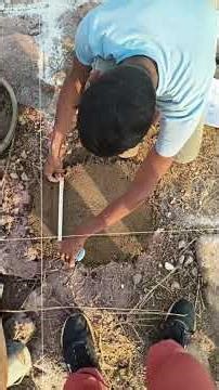 Layout marking on site by center line