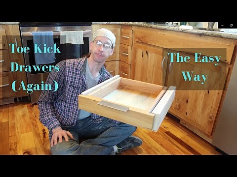Beau and Kara Studios- Building Toe Kick Kitchen Drawers (Again)- Episode 160