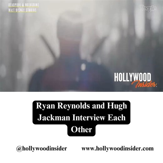 Ryan Reynolds and Hugh Jackman Interview Each Other | Full Video: https://buff.ly/4aNadai | Hollywood Insider | #hughjackman #ryanreynolds #celebrities #superheros #actors #interview #friendship #hollywood #trending | Hollywood Insider
