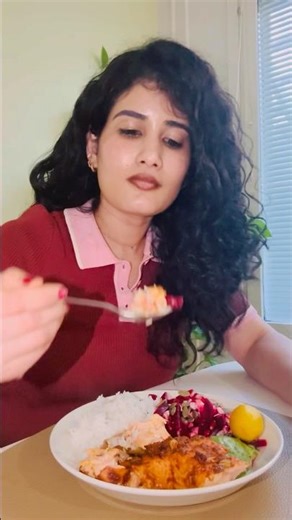 Healthy Momlife Meal 🍽️ Beet Salad + Salmon in 20 mins #food #shorts #shortsvideo