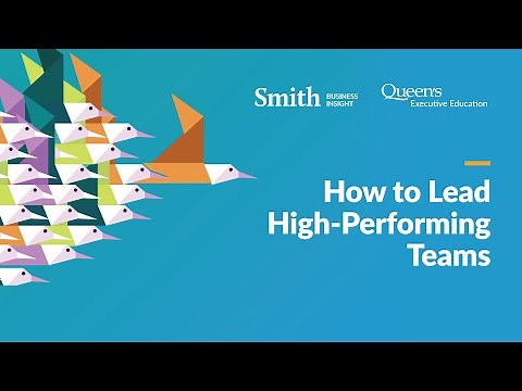 How to Lead High-Performing Teams