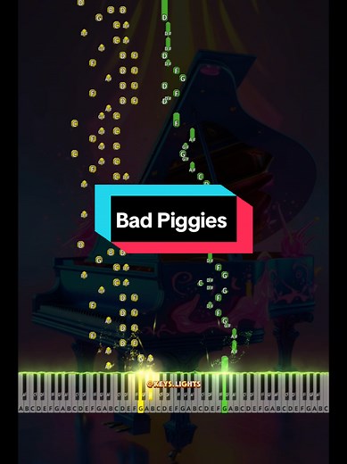 Advanced Piano Tutorial for Bad Piggies Theme