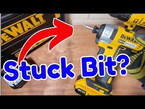 How To Remove A Stuck Bit From A DeWALT Impact Driver