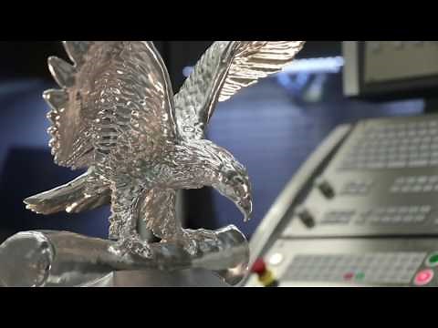 High Speed Eagle V9 - 5 axis milling of the OPS-INGERSOLL Eagle