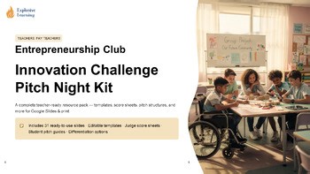 Innovation Challenge Pitch Night Kit Grades 4-12 PPTX