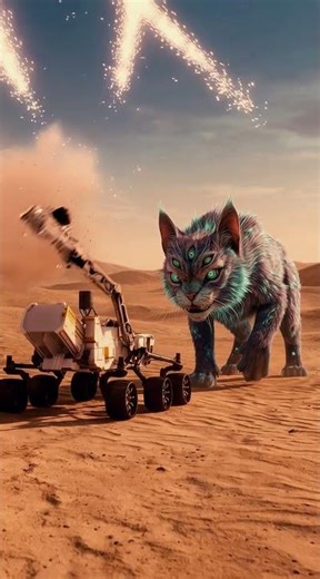 NASA Didn’t Plan for THIS on Mars 🐱💥🚀
