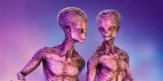 A New Study Suggests Aliens Aren’t Little Green Men. They’re Purple People Eaters.