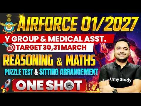 Airforce Vacancy 01/2027 | Airforce Raga Practice 09 | Airforce Reasoning & Math Mix Question 2026