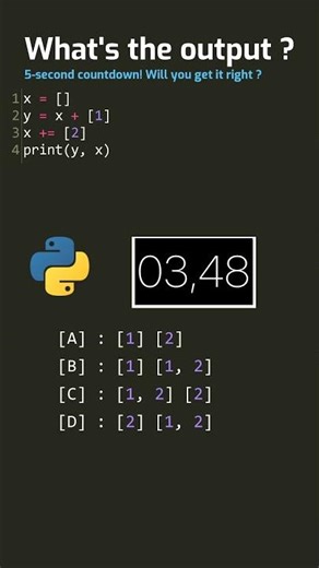 Try to Solve This Python Quiz! ⚡ Comment Your Answer !