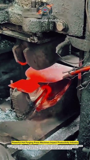 Powerful Hot Forging Press Machines Impact Productivity Industry #machines