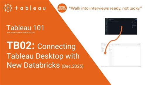 Connect Databricks with Tableau Desktop (Latest 2025 Versions) | Step-by-Step Guide