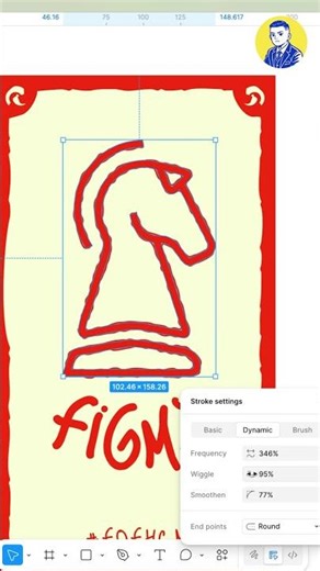 Stroke Settings trong Figma để tạo nét vẽ Tay #figma_tutorial #FigmaDraw #FigmaDynamicStroke