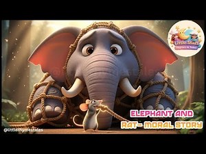 Elephant and Rat Story | Kids Moral Story | Friendship & Kindness Animated Tale