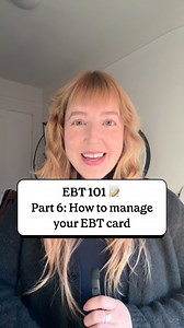 27 reactions · 7 comments | Once you get your new EBT card, set a...