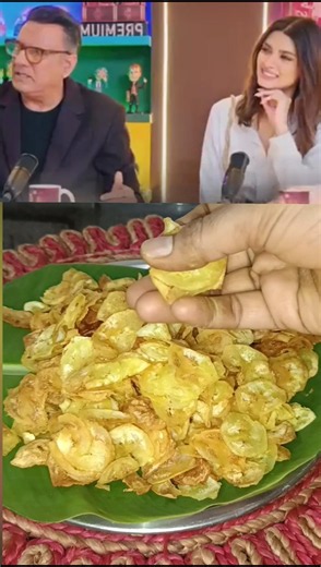 Boman Irani, Diana Penty & Bharti Singh’s Favourite Banana Chips Recipe 😍🍌 | Crispy Snack #shorts