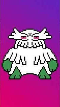 Poorly Pixelating Pokémon: Abomasnow