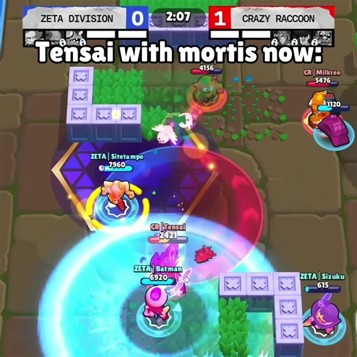 Tensai with mortis then☠️🔥🤣 #Brawlstars #brawlstarstiktok #esports #tensai #fyp