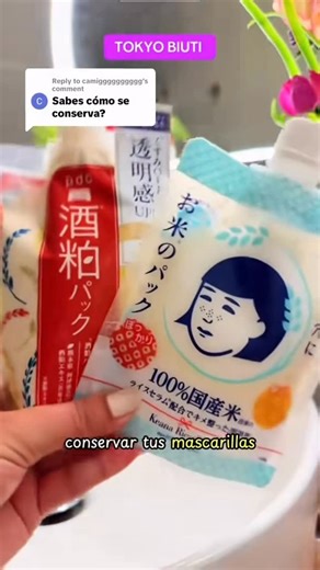TOKYO BIUTI on Instagram: "Mascarillas Japonesas 🇯🇵🌸✨ #tokyobiuti #jbeauty #japanskincare #mascarillasfaciales #mascarilladearroz"