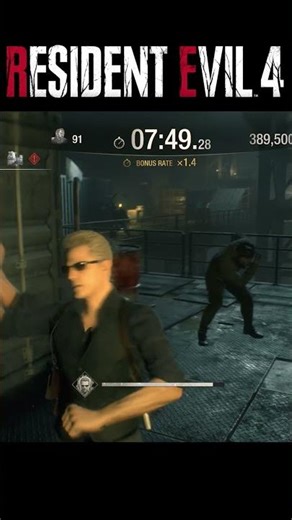 Can't attack Wesker from behind
