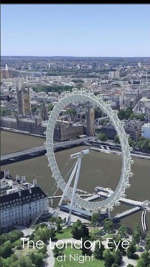 London Eye at night #uk #london #londoneye #night