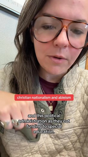 ableism and christian nationalism #america #ableism #disability #christian #politics | Follow the Leighder