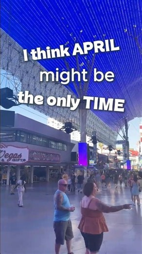 Why You Should Visit Vegas in APRIL! 🎰☀️ #lasvegas