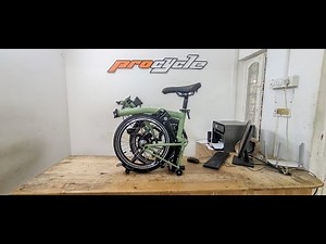 Discover Brompton Matcha Green M6L 2023 #Bromptonbuddy #brompton #india #foldingbike #matchagreen