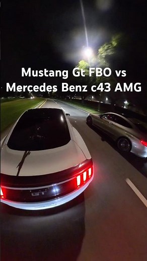 Mustang Gt FBO vs Mercedes Benz c43 AMG