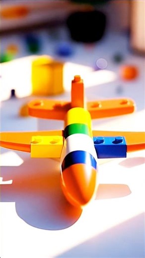 Airplane Built with Blocks – Final Assembly