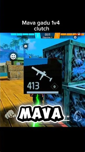 Mava gadu 1v4 కొట్టmannadu🥶🥶