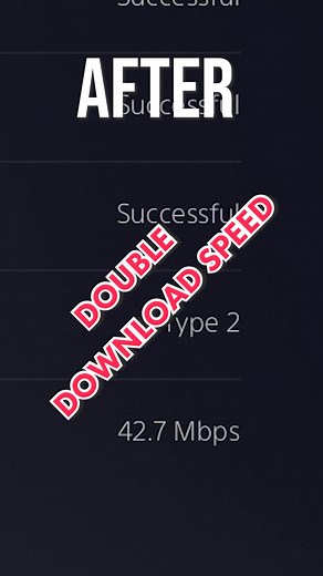 How to DOUBLE your PlayStation DOWNLOAD SPEED! #playstation #gaming #gamingontiktok #gamingsetup