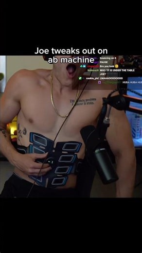 Joe tweaks out on ab machine || Joe Bartolozzi