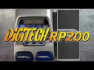 The Digitech RP200 Guitar Pedal. It has a Drum Machine!