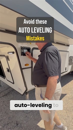 80K views · 377 reactions | RV Charlie shares the most common mistakes people make with their auto leveling systems — and how to avoid them.  From proper setup order to choosing the right surface, these quick tips will help keep your system working smoothly and save you headaches at the campsite.  Toliver RV – Stanton, TX  https://ToliverRV.com #RVTips #RVLife #AutoLeveling #ToliverRV #RVCamping | Bailey Toliver RV | Facebook