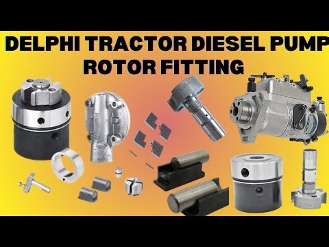 Delphi diesel pump head rotor repair/ Tractor fuel injection pump rotor completely
