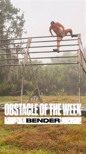 Bender, an intermediate to advanced obstacle, is essentially a ladder with a series of wide rungs starting high off the ground. Each of the rungs bends back toward you, making it progressively harder to get up, over the top, and down onto the crash mats on the other side. 📲 Find detailed guides, workouts to build strength, and more tips on how to complete obstacles in the Spartan section of the Spartan Race App. https://sprtn.im/3woFeTI #Spartan #Unbreakable #ObstacleOfTheWeek | Spartan