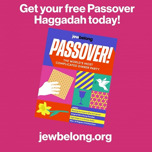 5.5K reactions · 347 shares | JewBelong's FREE Passover Haggadah has everything you need for a meaningful + joyful Passover celebration! | JewBelong | Facebook