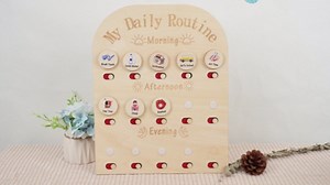Daily Routine Chart for Kids Visual Daily Schedule for Cultivating Good Habits Reusable Chores Chart for Preschoolers and Siblings Family Activity Planner Back-to-School Season