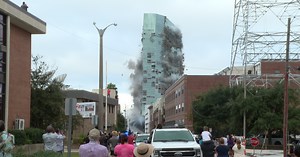 Capital One tower in Lake Charles comes tumbling down in planned implosion