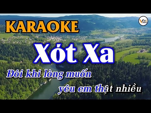 KARAOKE - Xót Xa | Beat Hay | Vici Karaoke