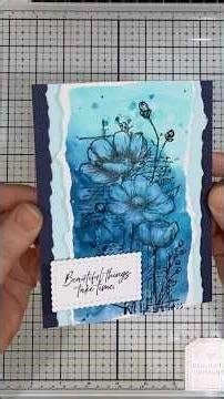 So Simple… So Pretty ✨ Watercolor with Distress Ink