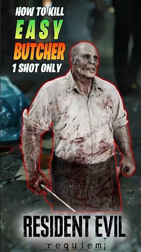 Resident Evil 9 Requiem – How to Kill Butcher (Easy Method With One Shot) | Boss Guide
