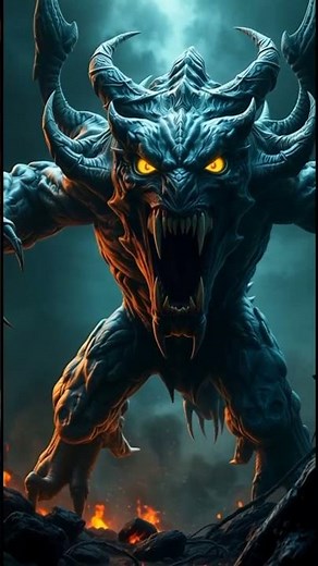 When a Monster Strikes… 🐲🔥 | Scary & Epic Short | #shorts