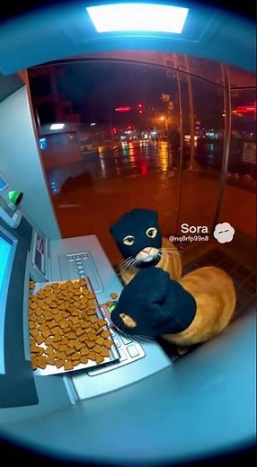 These Cats Are Hacking an ATM 🙀 PART 2: 🙀🙀 #cat #sittingonthedockofthebay