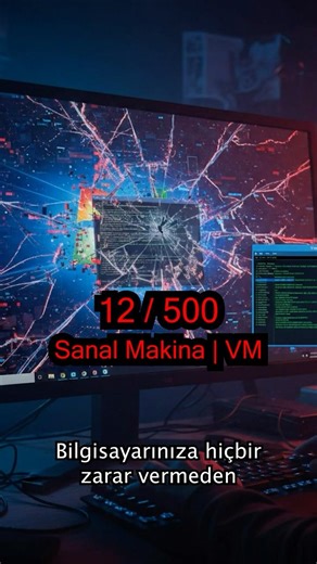 Sanal Makine | 500 Videoda Hacker Eğitimi #sibergüvenlik #bilgisayar #osmanbayraktar