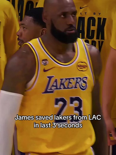 James saved lakers again | lakers vs clippers highlights #nbahighlight #nbaedits #james #lukadoncic #kawhileonard